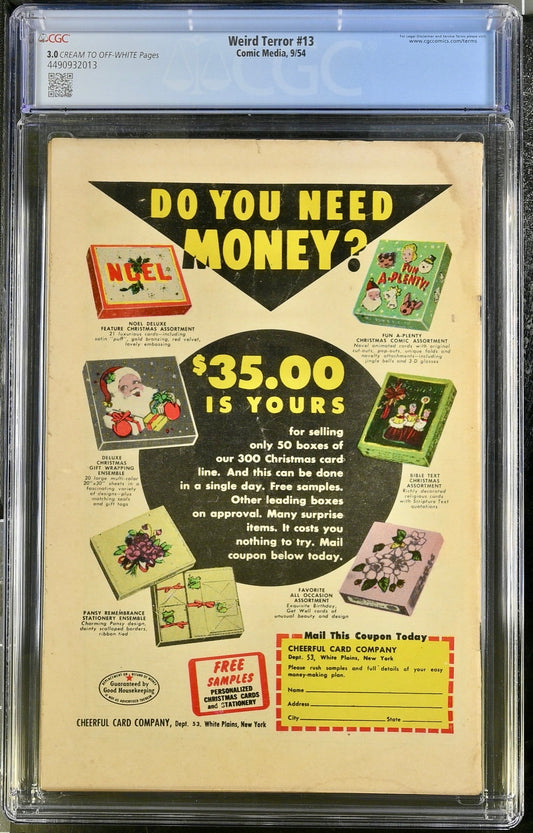Weird Terror #13 CGC 3.0