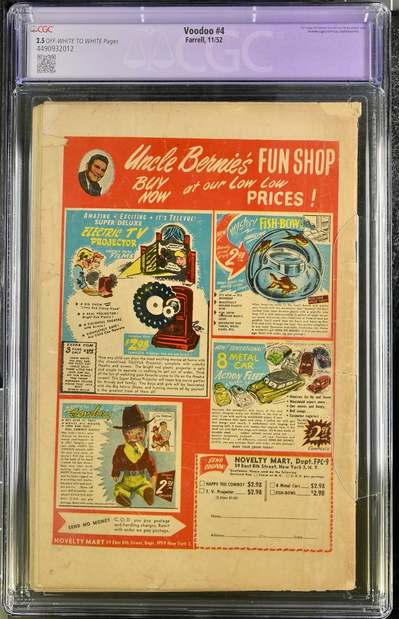 Voodoo #4 CGC 2.5 (R)