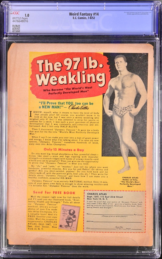 Weird Fantasy #14 CGC 1.0