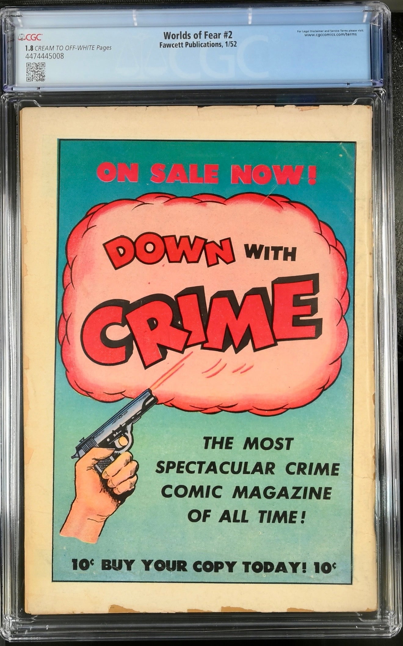 Worlds of Fear #2 CGC 1.8