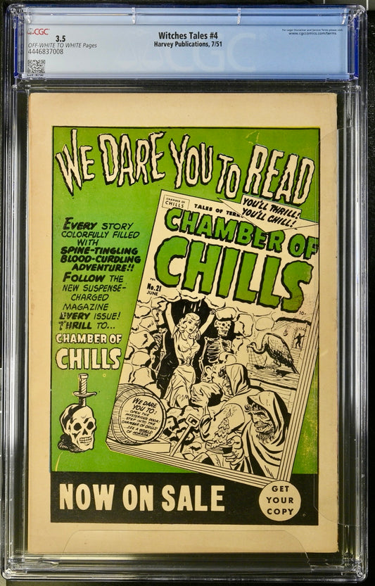 Witches Tales #4 CGC 3.5