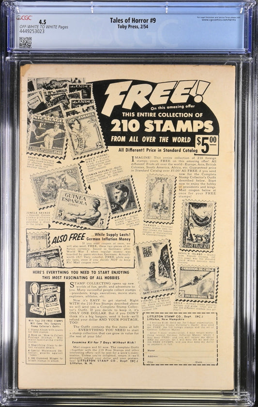 Tales of Horror #9 CGC 4.5