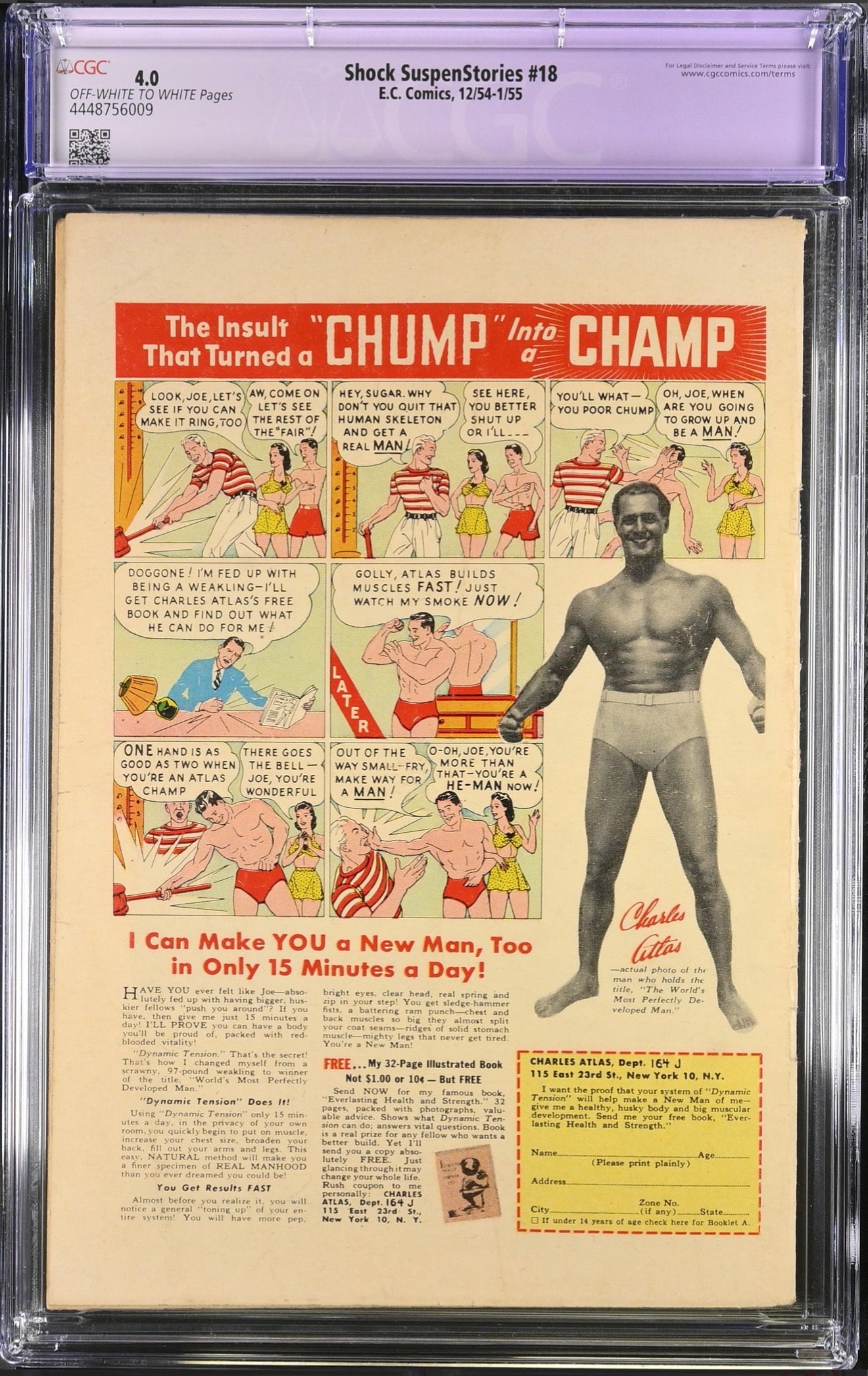 Shock Suspenstories #18 CGC 4.0 (R)