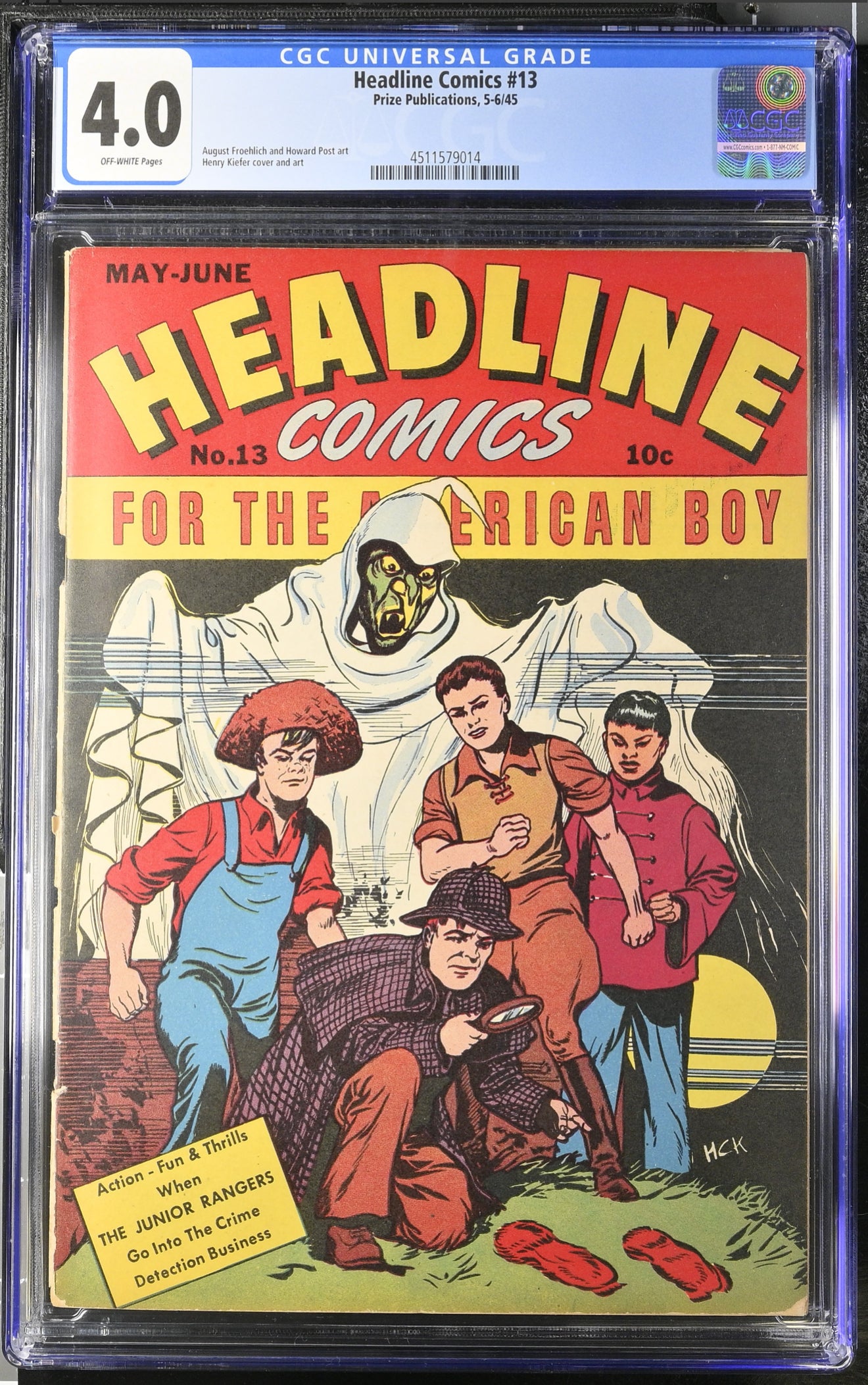 Headline Comics #13 CGC 4.0