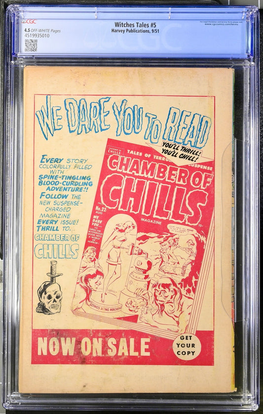 Witches Tales #5 CGC 4.5