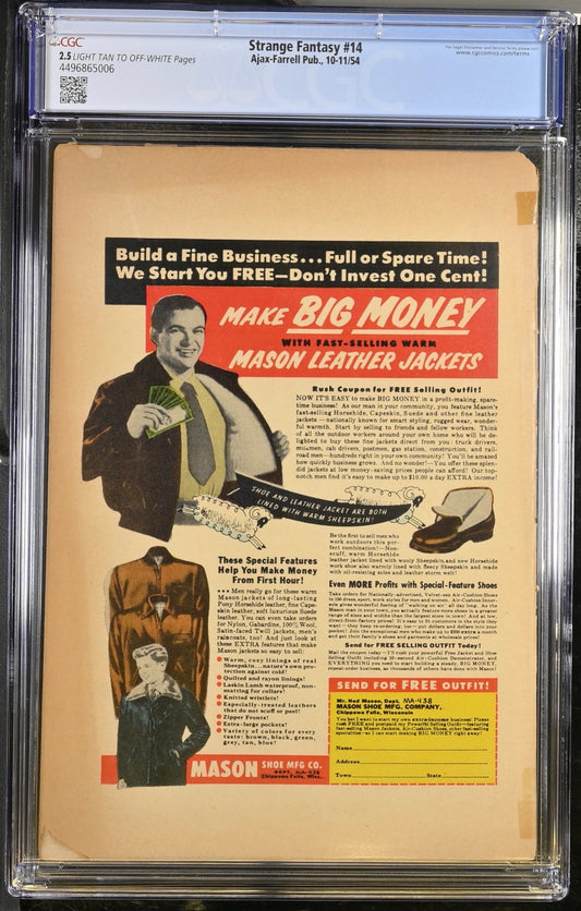 Strange Fantasy #14 CGC 2.5