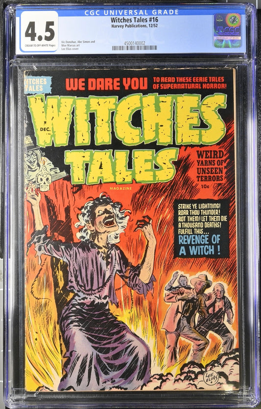 Witches Tales #16 CGC 4.5