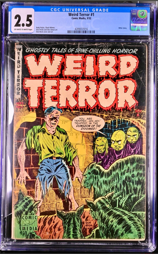 Weird Terror #1 CGC 2.5