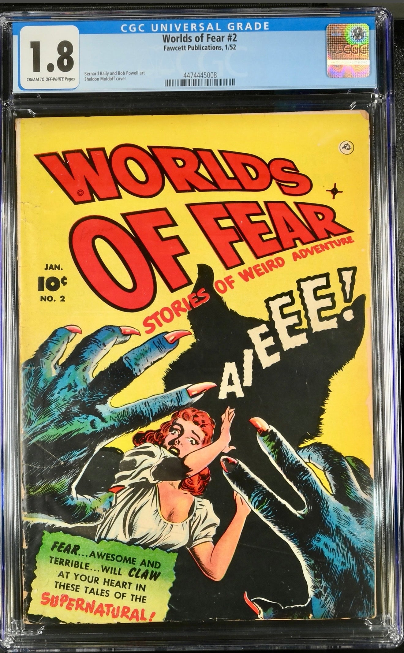 Worlds of Fear #2 CGC 1.8