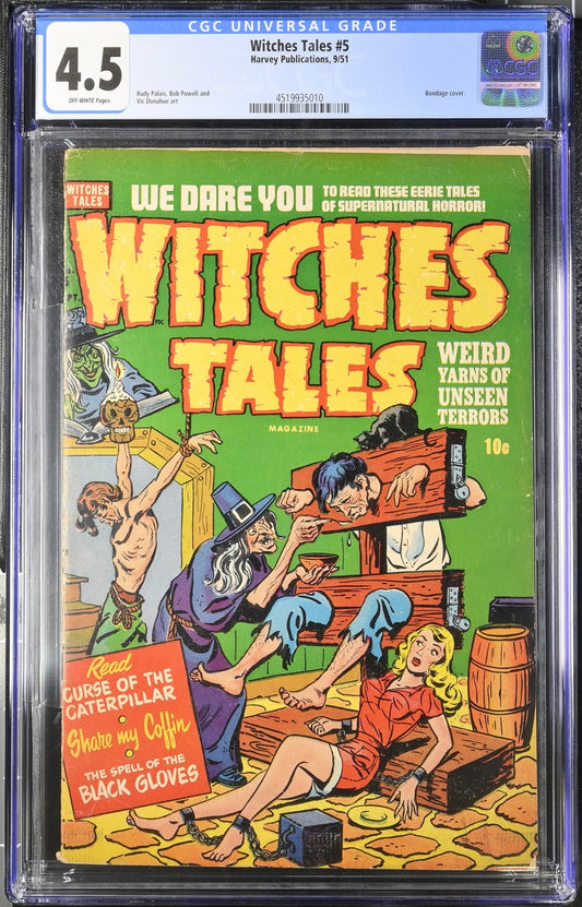Witches Tales #5 CGC 4.5