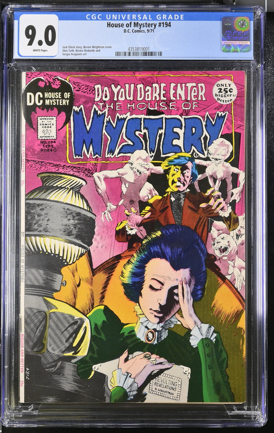 House of Mystery #194 CGC 9.0
