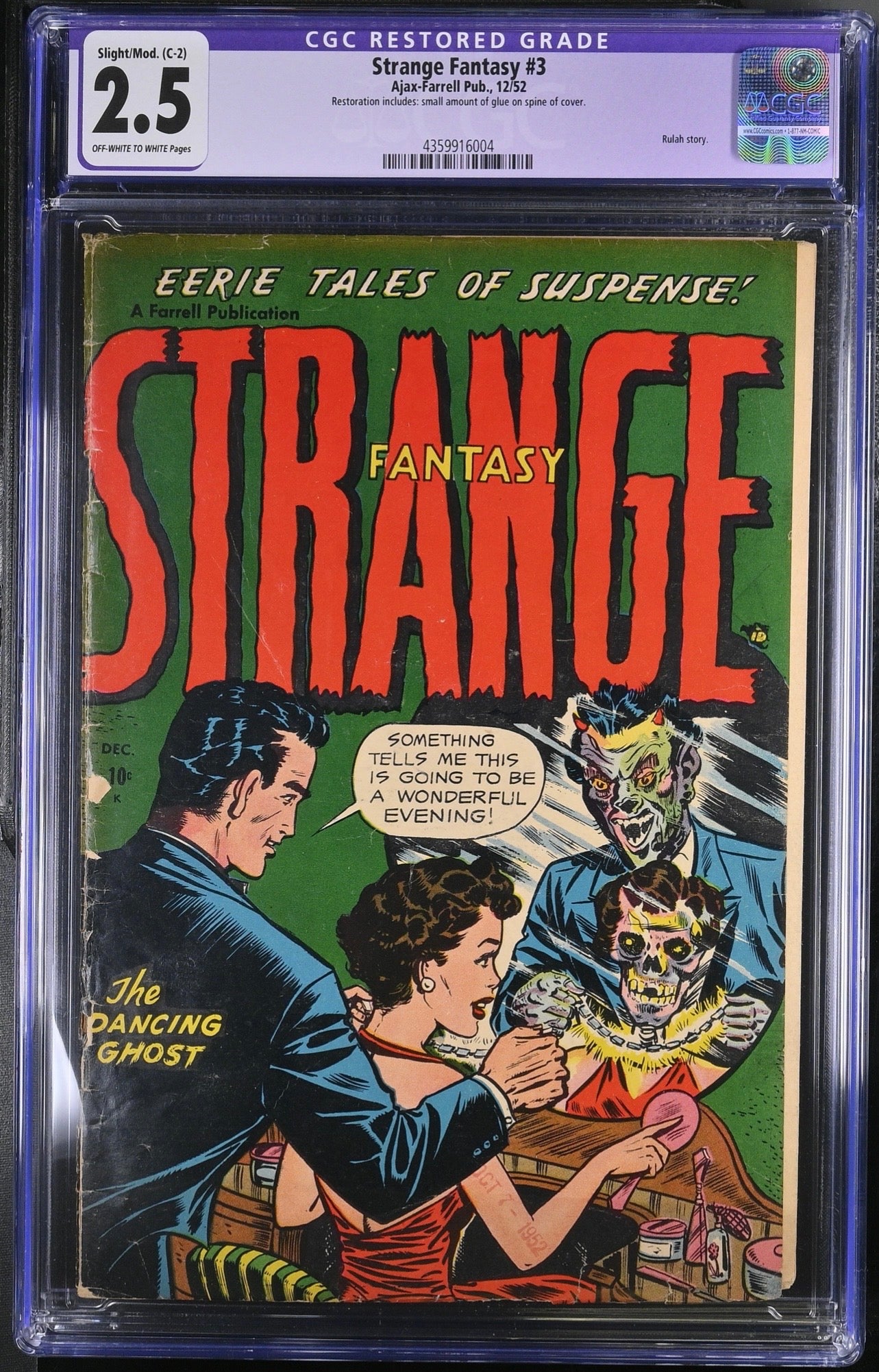 Strange Fantasy #3 CGC 2.5 (R)