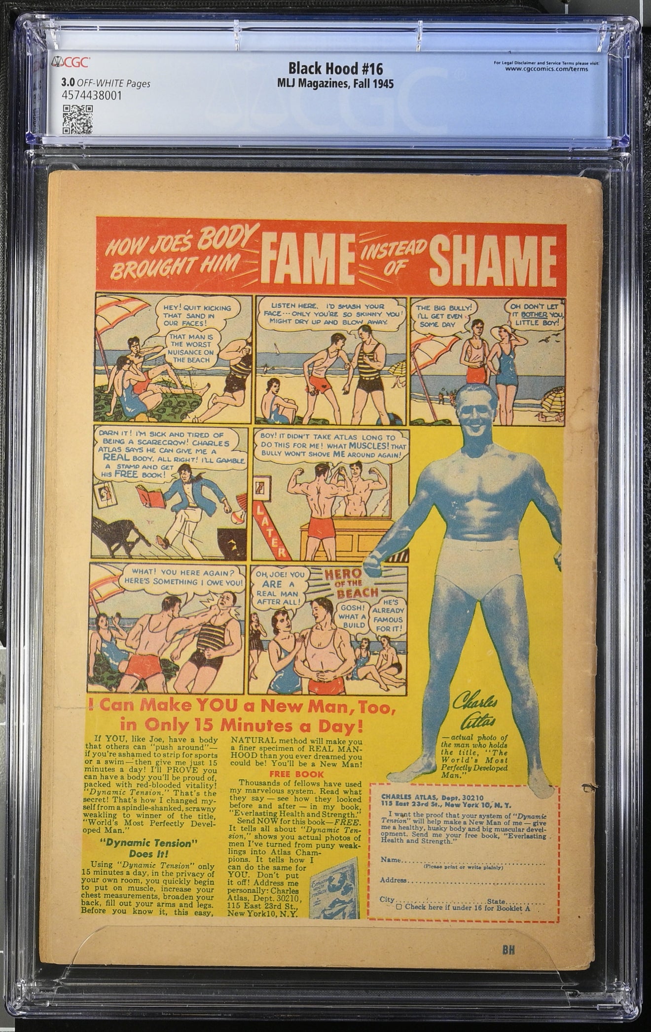 Black Hood #16 CGC 3.0