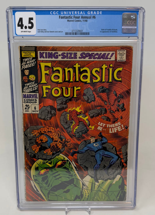 Fantastic Four Annual #6 CGC 4.5