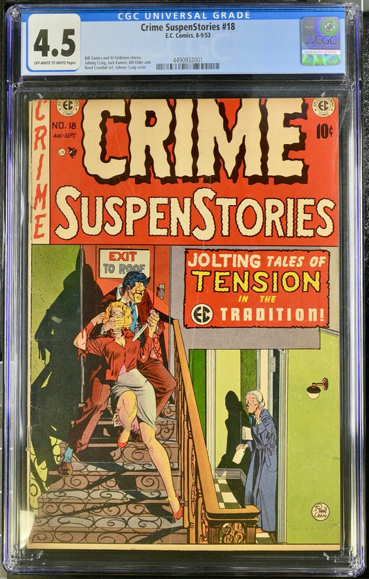 Crime Suspenstories #18 CGC 4.5