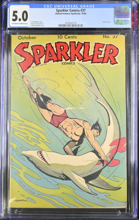 Sparkler Comics #37 CGC 5.0