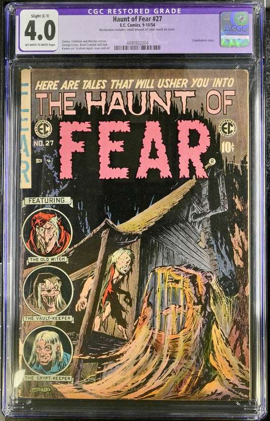 Haunt of Fear #27 CGC 4.0 (R)