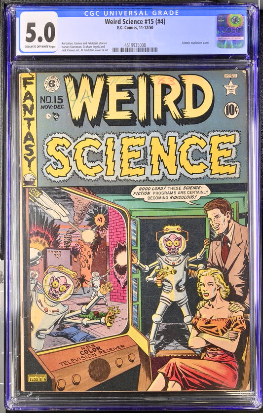Weird Science #4 CGC 5.0