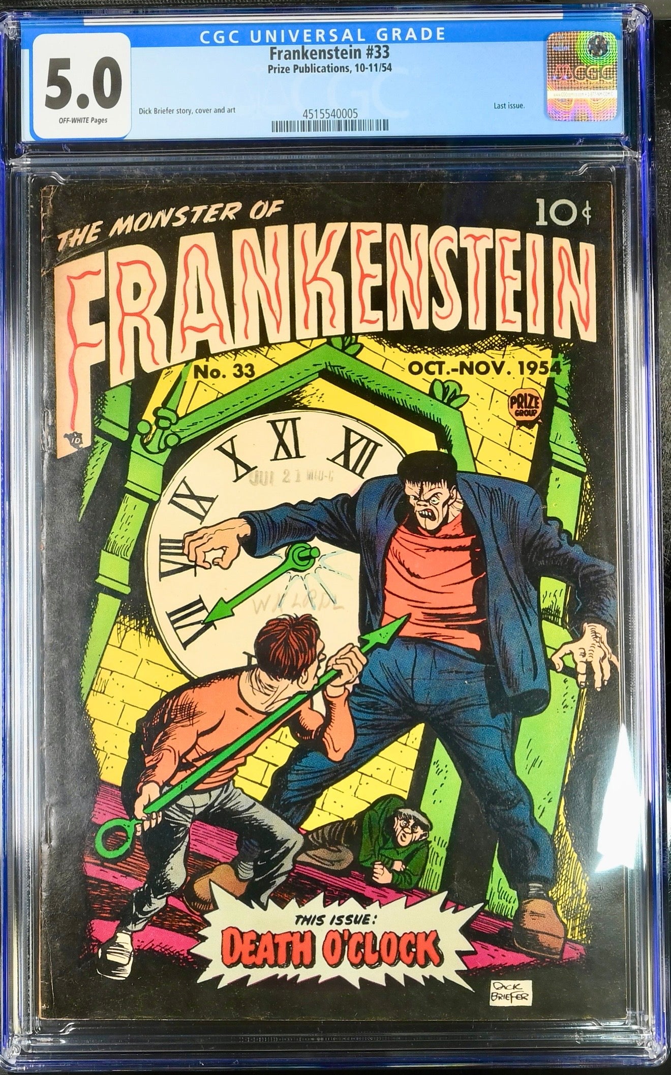 Frankenstein #33 CGC 5.0