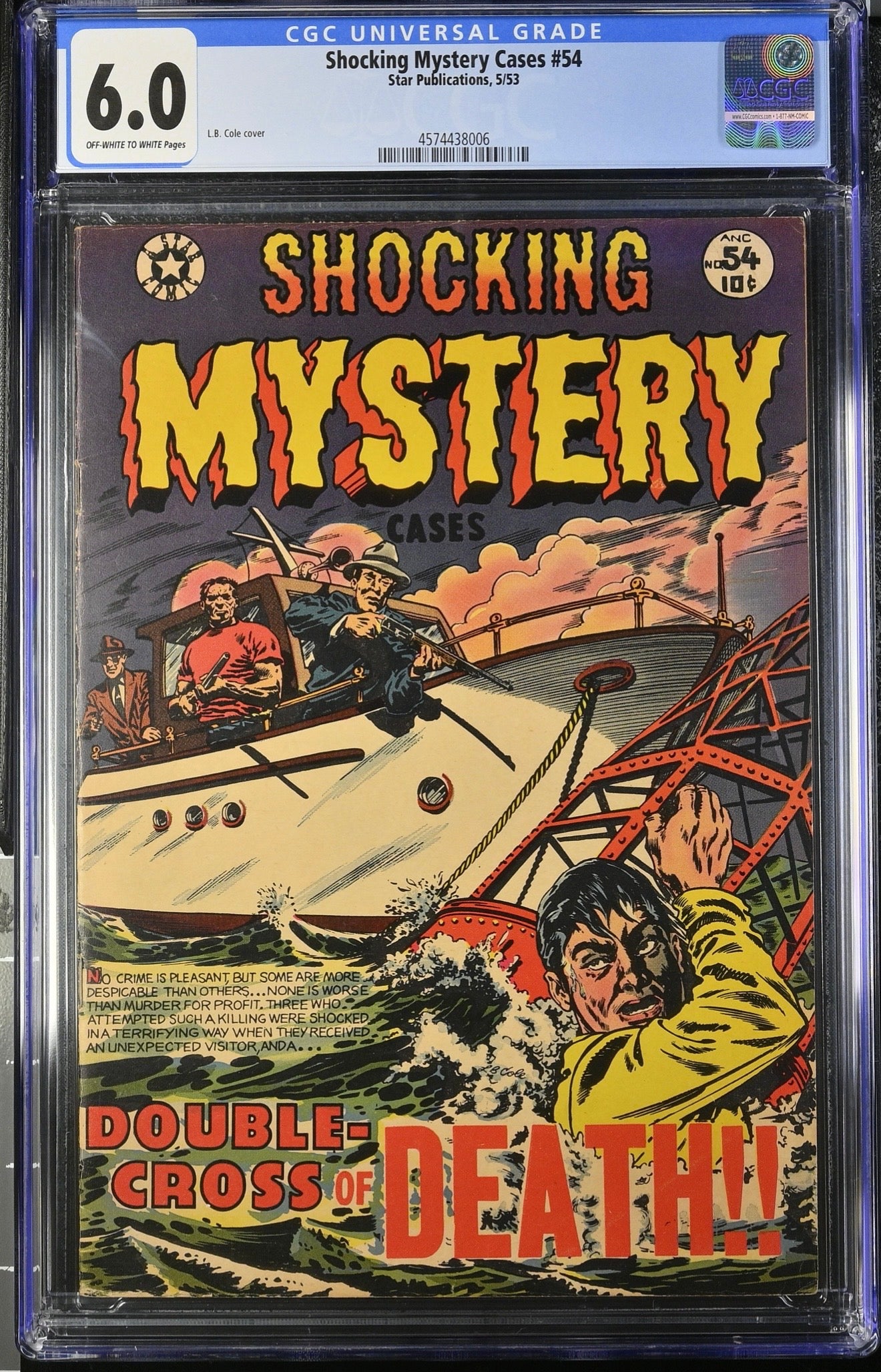 Shocking Mystery Cases #54 CGC 6.0