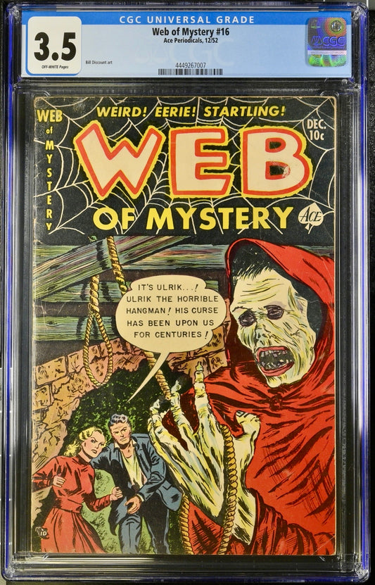 Web of Mystery #16 CGC 3.5