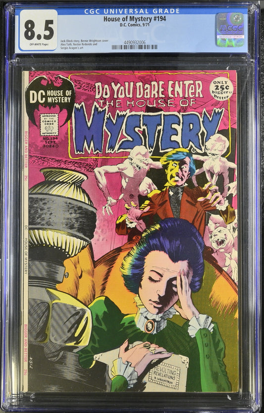 House of Mystery #194 CGC 8.5