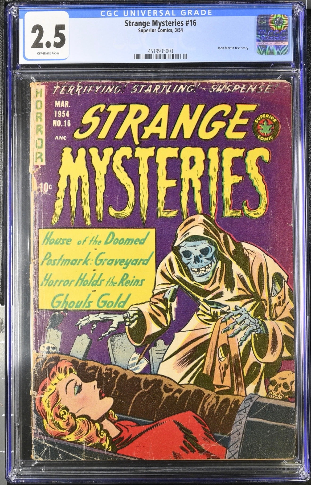 Strange Mysteries #16 CGC 2.5