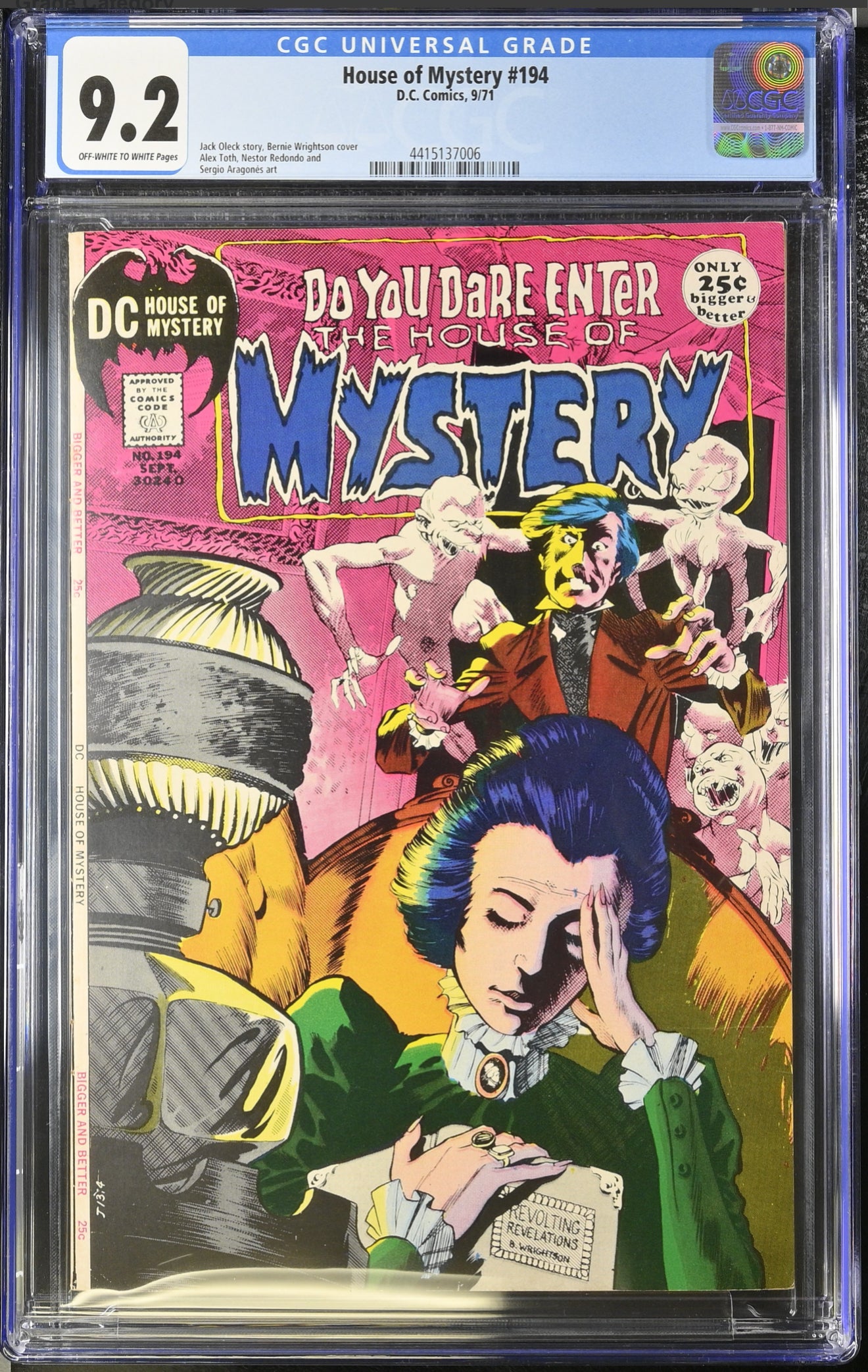 House of Mystery #194 CGC 9.2