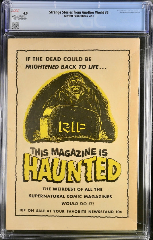 Strange Stories from Another World #5 CGC 4.0