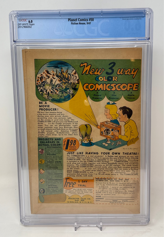 Planet Comics #50 CGC 6.0