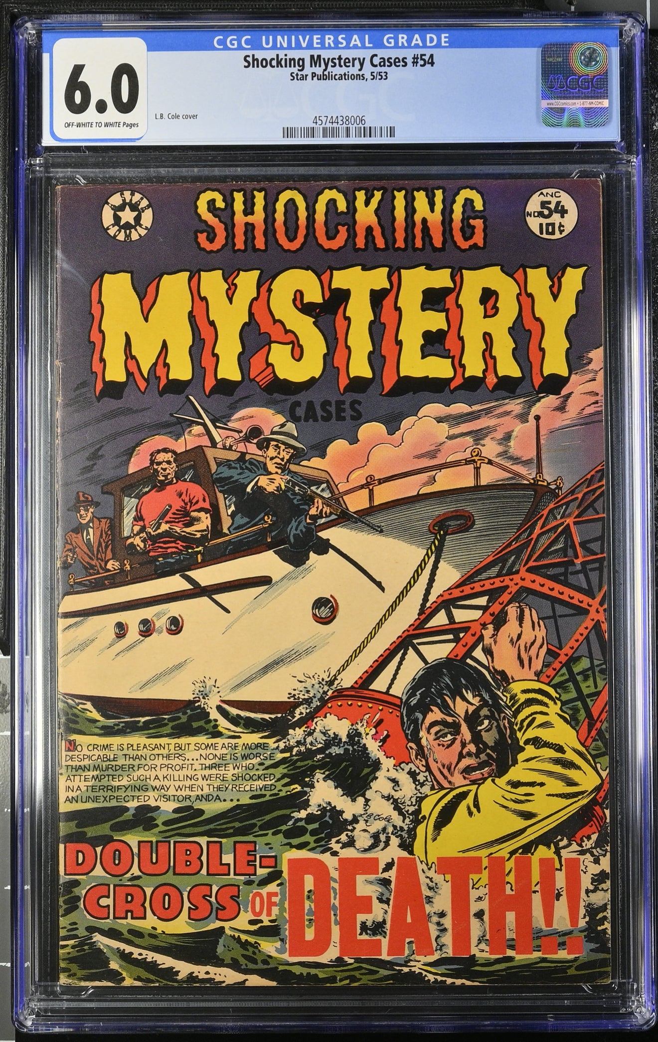 Shocking Mystery Cases #54 CGC 6.0