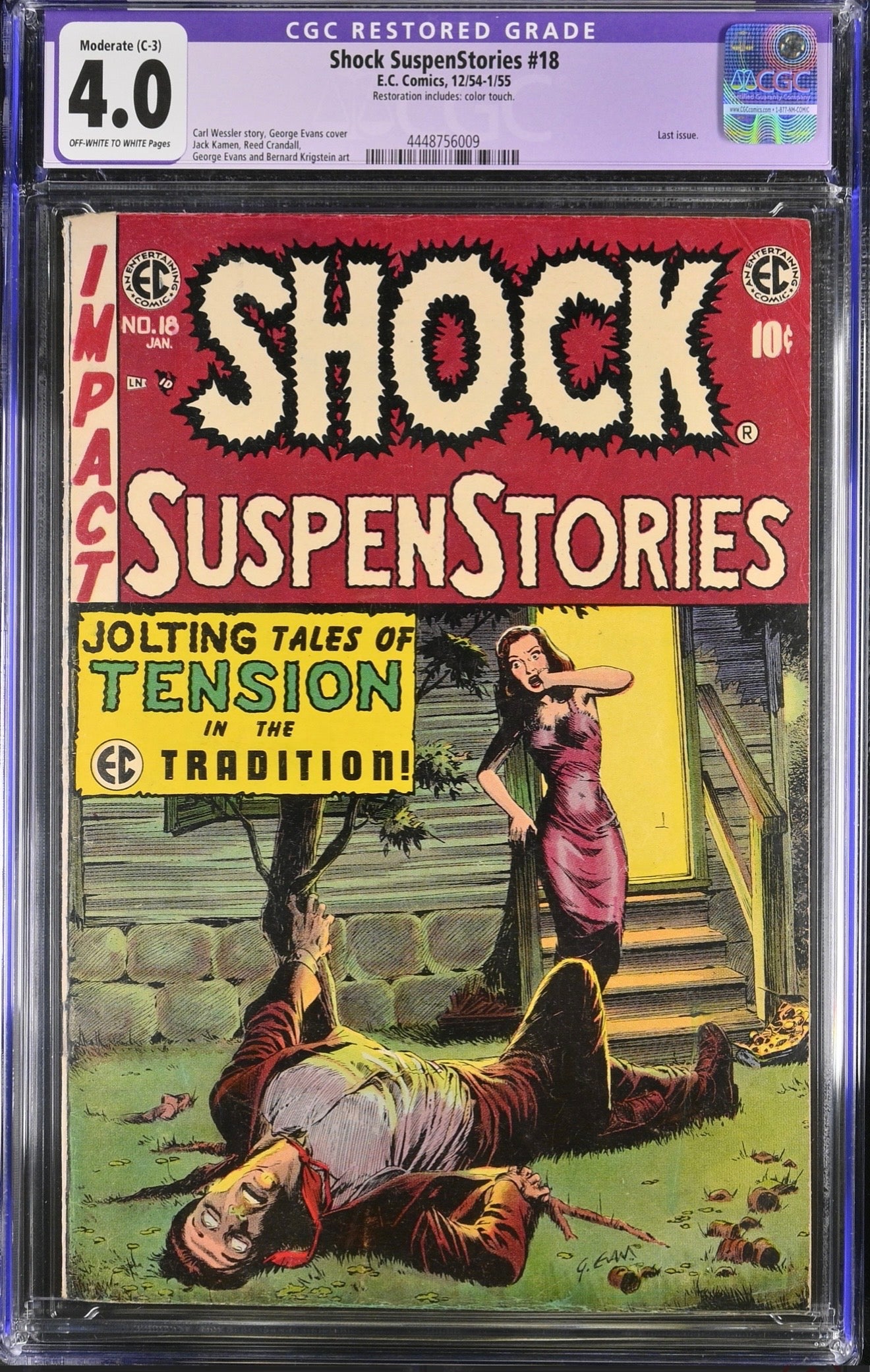 Shock Suspenstories #18 CGC 4.0 (R)