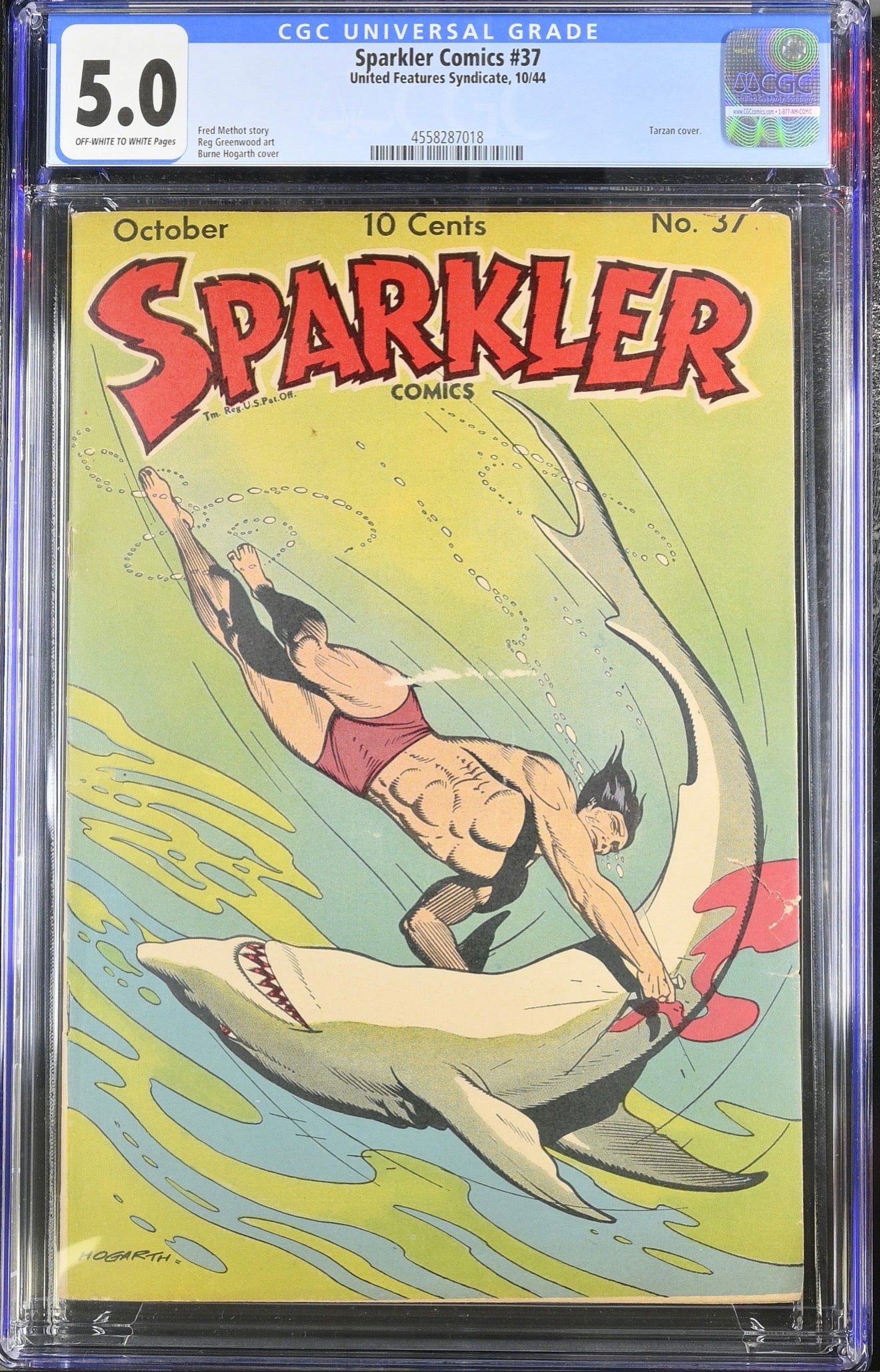 Sparkler Comics #37 CGC 5.0