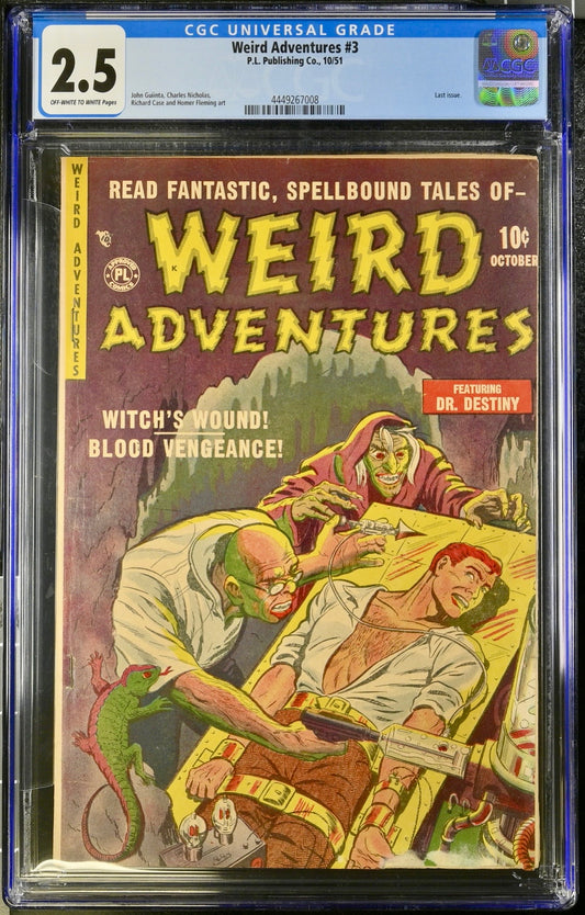 Weird Adventures #3 CGC 2.5