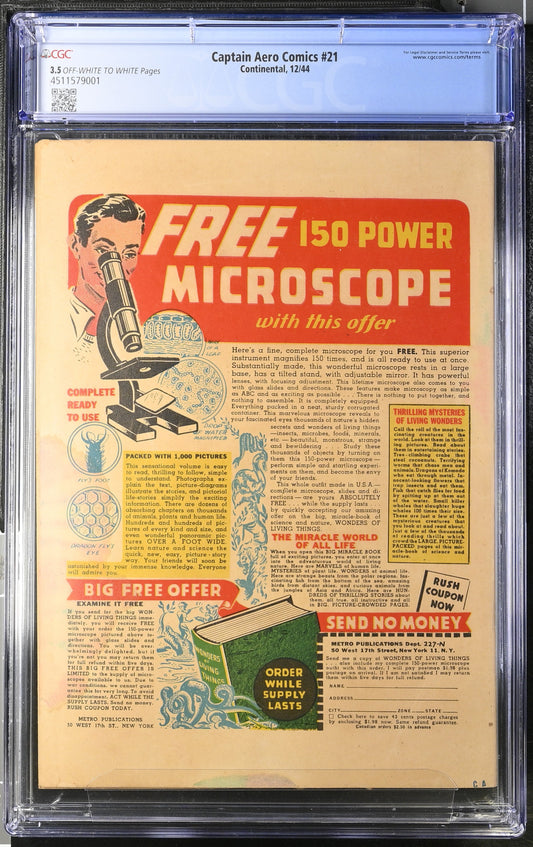 Captain Aero Comics #21